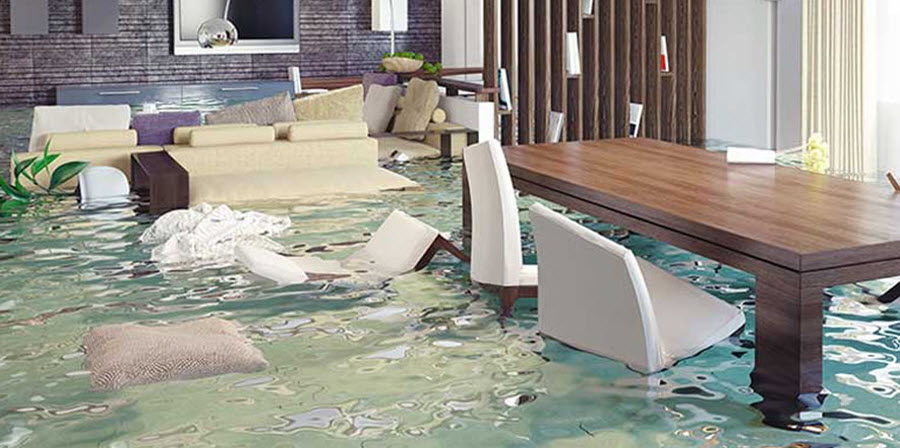 flooded water damage restoration Los Angeles service